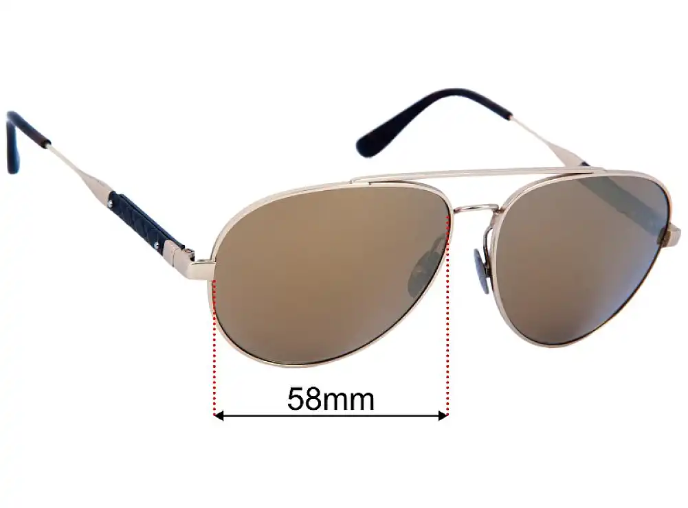 Bottega Veneta BV 0042S 58mm Replacement Lenses